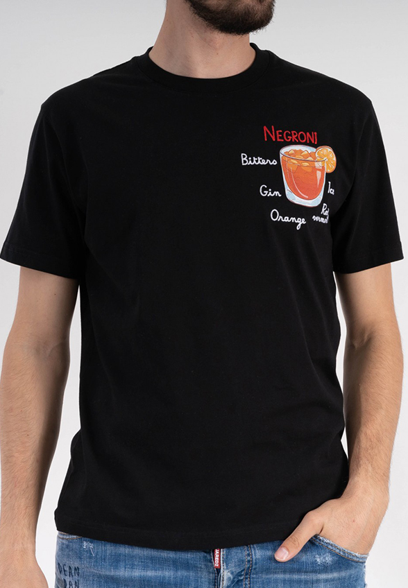 T-SHIRT NEGRONI CZARNY