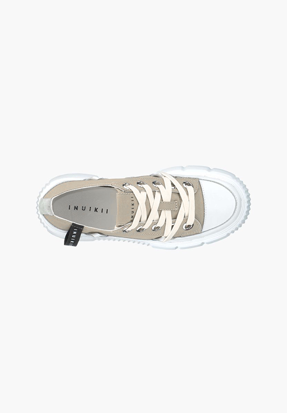 SNEAKERSY MATILDA CANVAS LOW SZARO-BEŻOWE