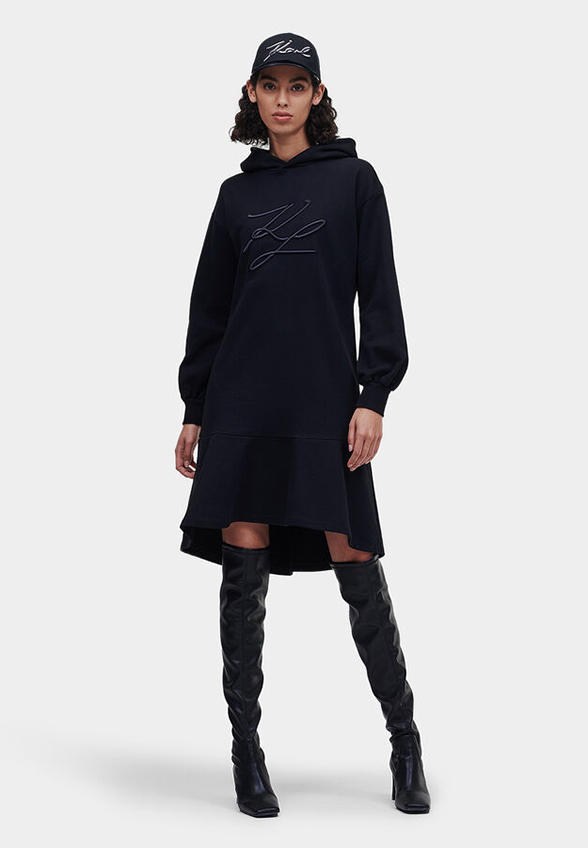 SUKIENKA HOODED SWEAT CZARNA