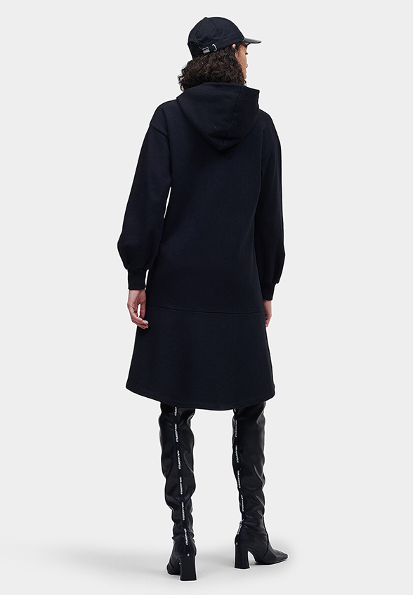 SUKIENKA HOODED SWEAT CZARNA