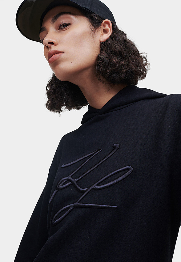 SUKIENKA HOODED SWEAT CZARNA
