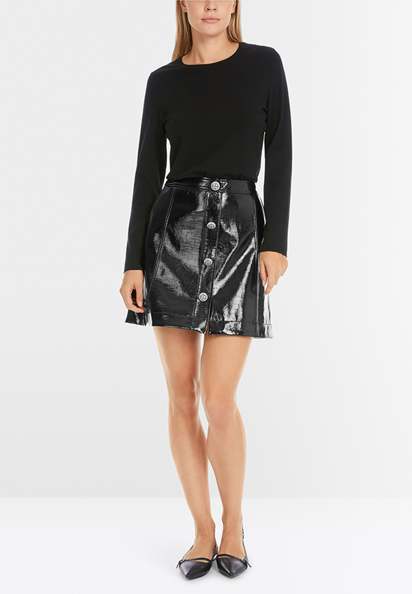 SWETER DOPASOWANY WISKOZOWY CZARNY