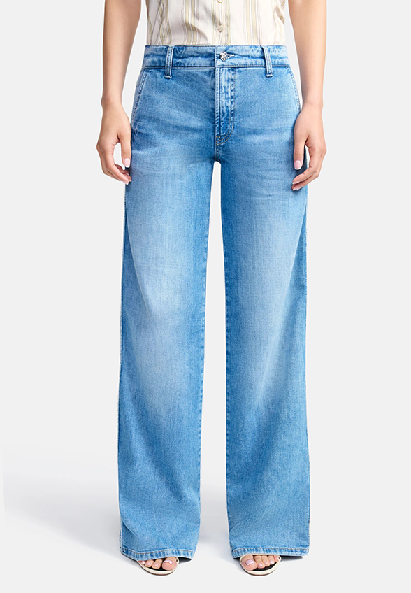 JEANSY ALEK WIDE-FIT LONG JASNO-NIEBIESKIE
