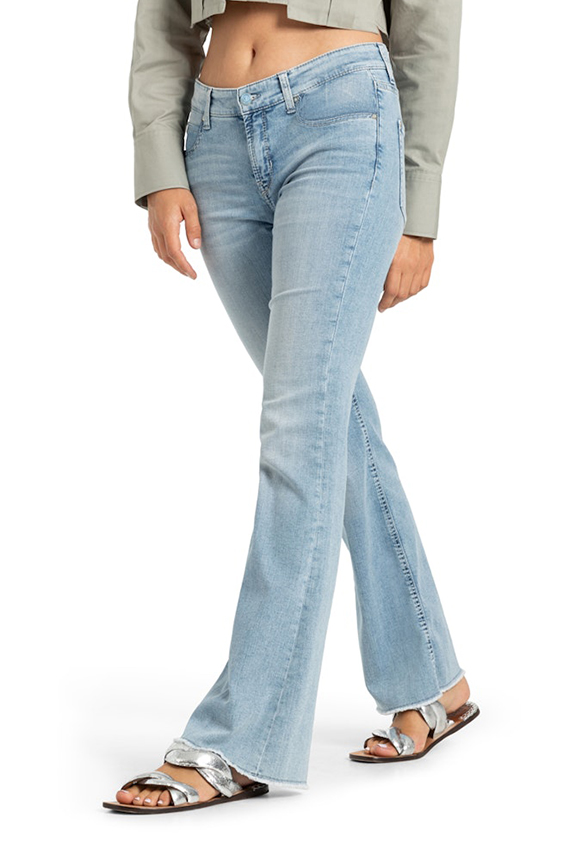 SPODNIE JEANSOWE PARIS FLARED JASNO-NIEBIESKIE