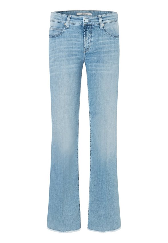 SPODNIE JEANSOWE PARIS FLARED JASNO-NIEBIESKIE