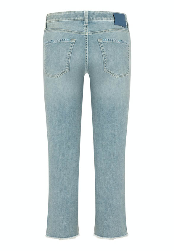 SPODNIE JEANSOWE FRANCESKA CROPPED JASNO-NIEBIESKIE