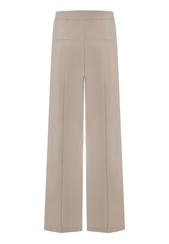 SPODNIE AVA WIDE-FIT JASNY BRĄZ