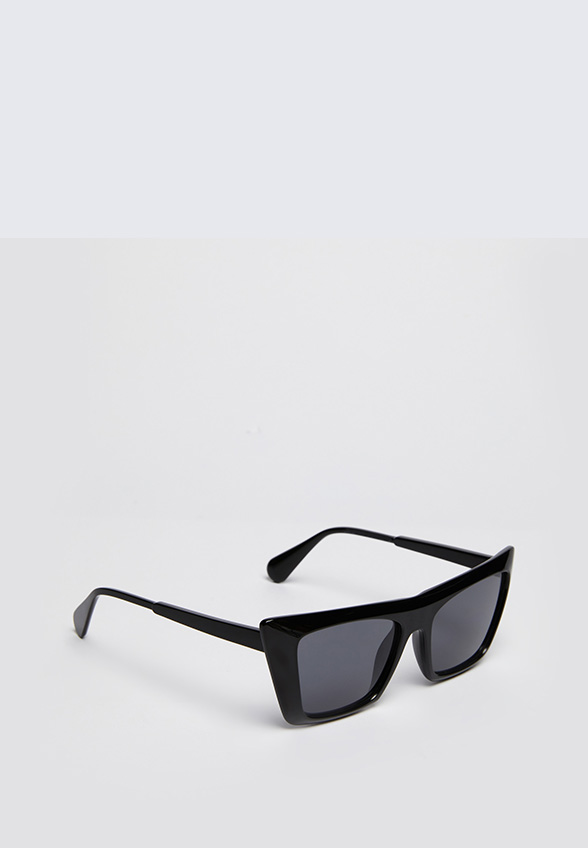 OKULARY PRZECIWSŁONECZNE CAT-EYE CZARNE