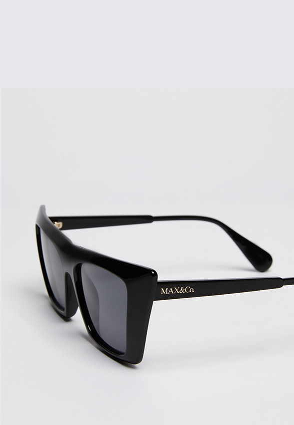 OKULARY PRZECIWSŁONECZNE CAT-EYE CZARNE