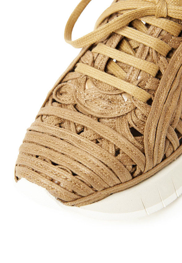 SNEAKERSY LESCAR JASNO-BRĄZOWE