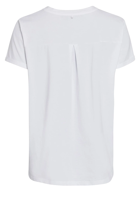 T-SHIRT Z NADRUKIEM PALMY BIAŁY