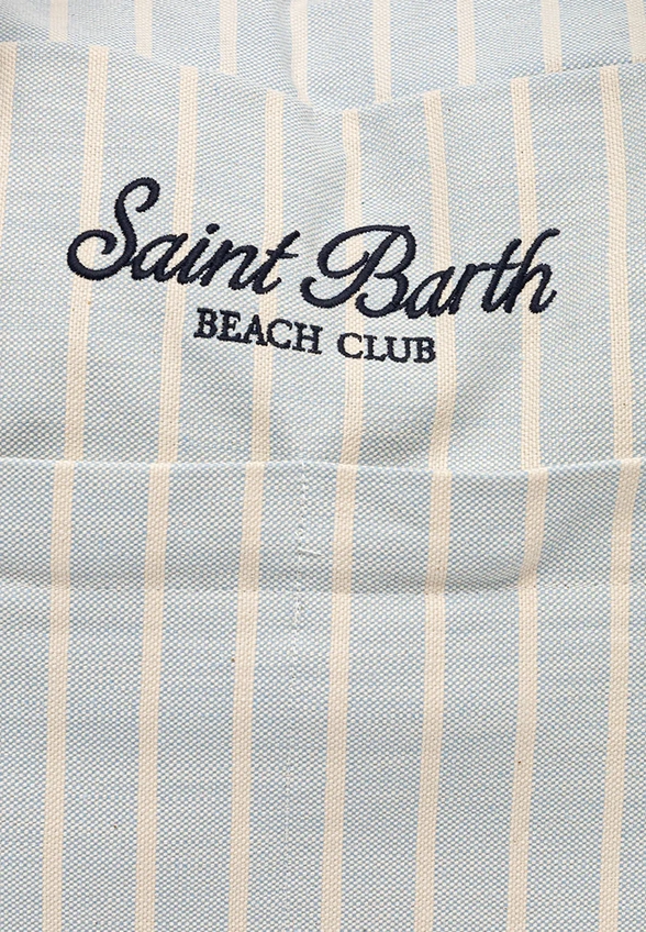 TORBA WEEKEND BAG  DENIM STRIPES BŁĘKITNA