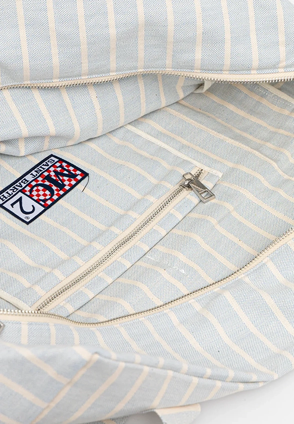 TORBA WEEKEND BAG  DENIM STRIPES BŁĘKITNA
