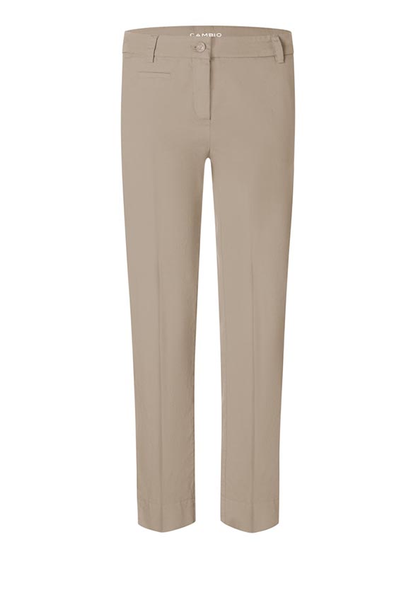 SPODNIE STELLA SLIM-FIT CROPPED BEŻOWE