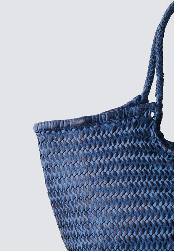 TORBA NANTUCKET BASKET DUŻA GRANATOWA
