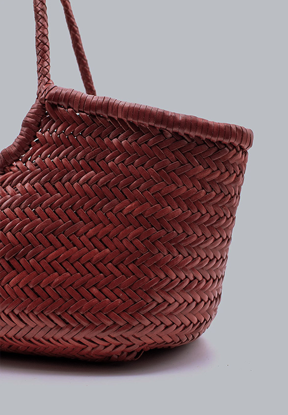 TORBA NANTUCKET BASKET DUŻA BRĄZOWA