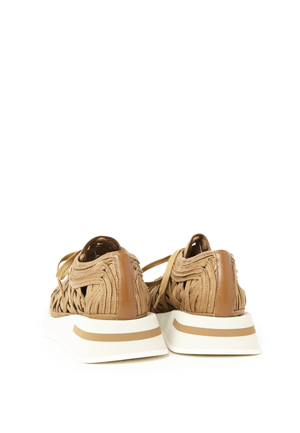SNEAKERSY LESCAR JASNO-BRĄZOWE
