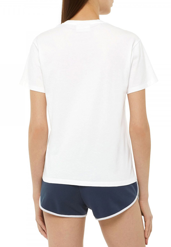 T-SHIRT EMILIE BIKINI Z HAFTEM BIAŁY