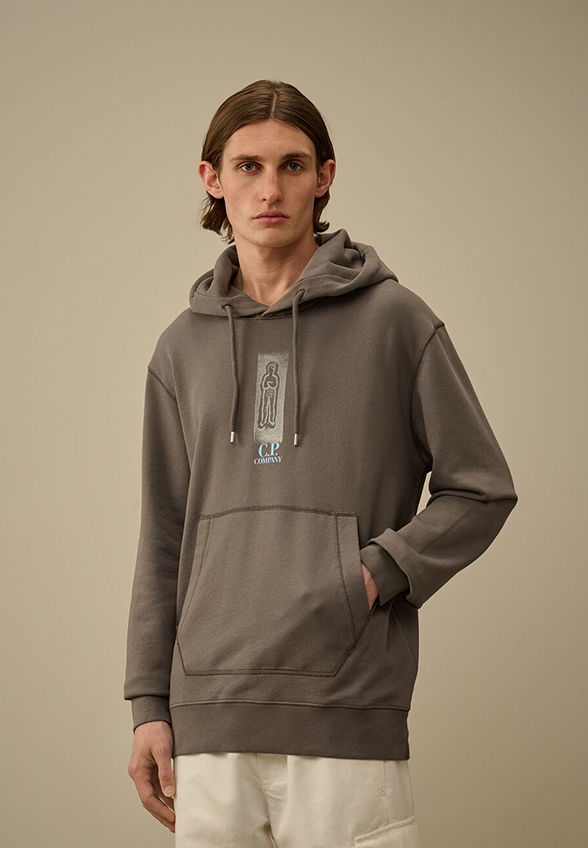 BLUZA Z BAWEŁNIANEGO POLARU SZARA