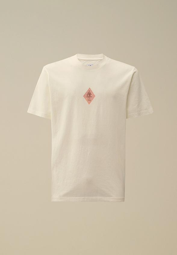 T-SHIRT Z NADRUKIEM BRITISH SAILOR BIAŁY