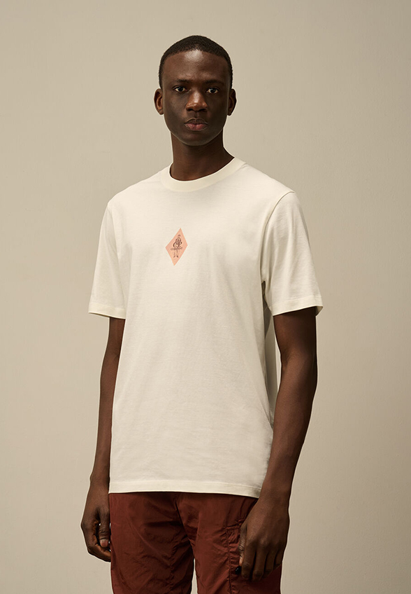 T-SHIRT Z NADRUKIEM BRITISH SAILOR BIAŁY