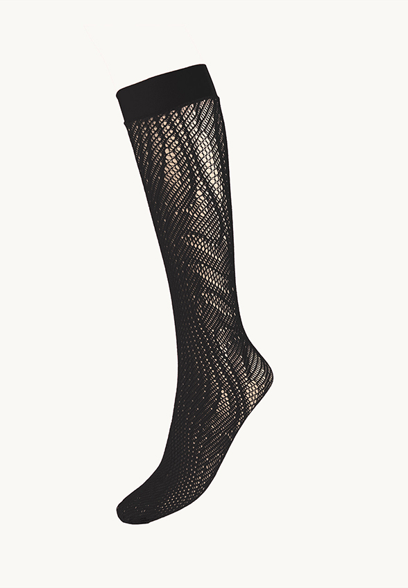 PODKOLANKA SNAKE KNEE-HIGH CZARNE