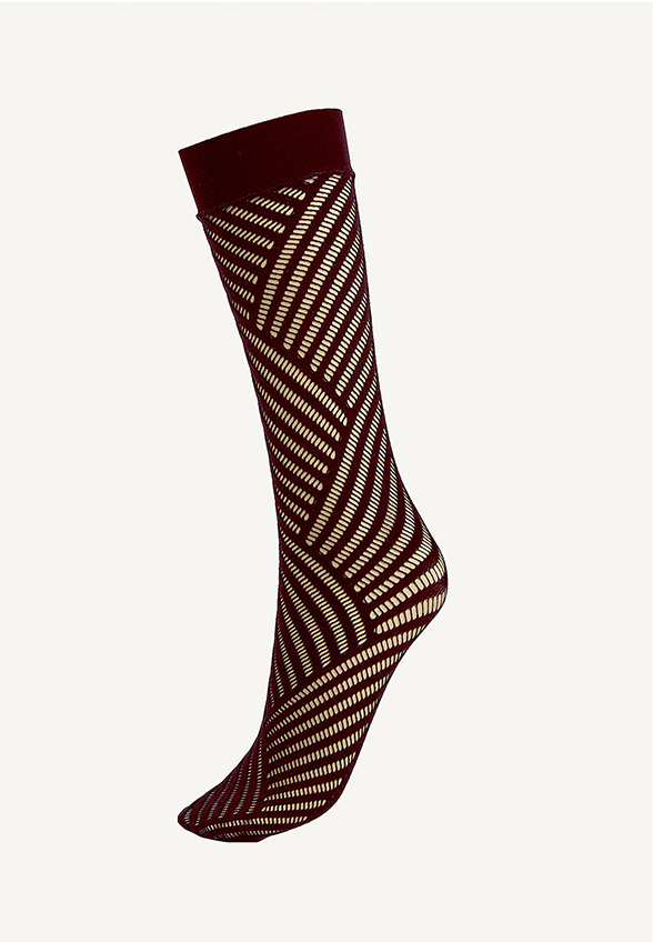 PODKOLANKA NET KNEE-HIGH CIEMNY BRĄZ