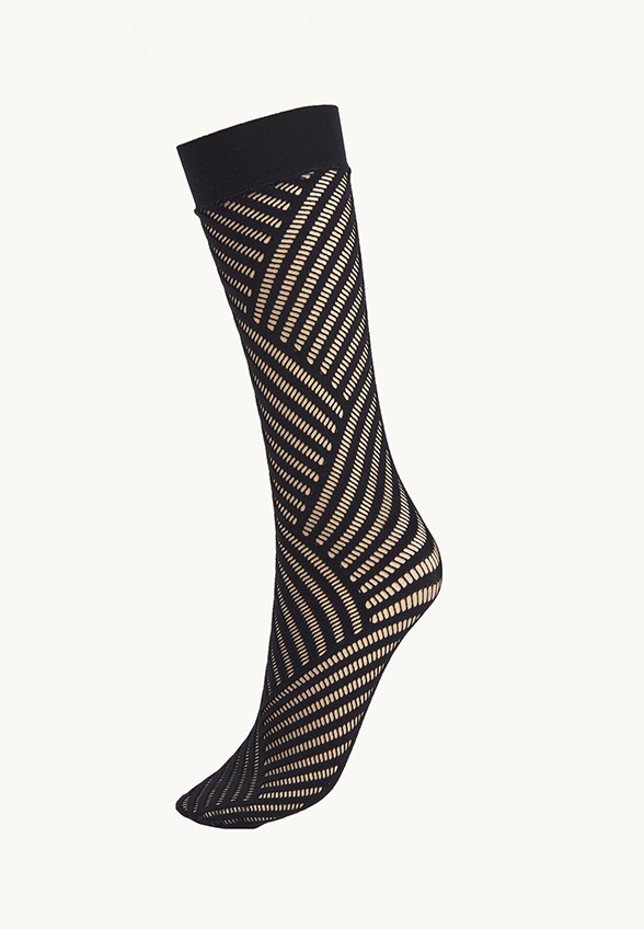 PODKOLANKA NET KNEE-HIGHS CZARNE