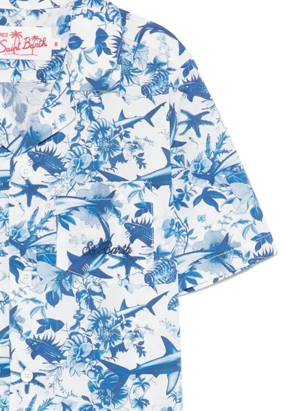KOSZULA KALEA HAWAIIAN BŁĘKITNA