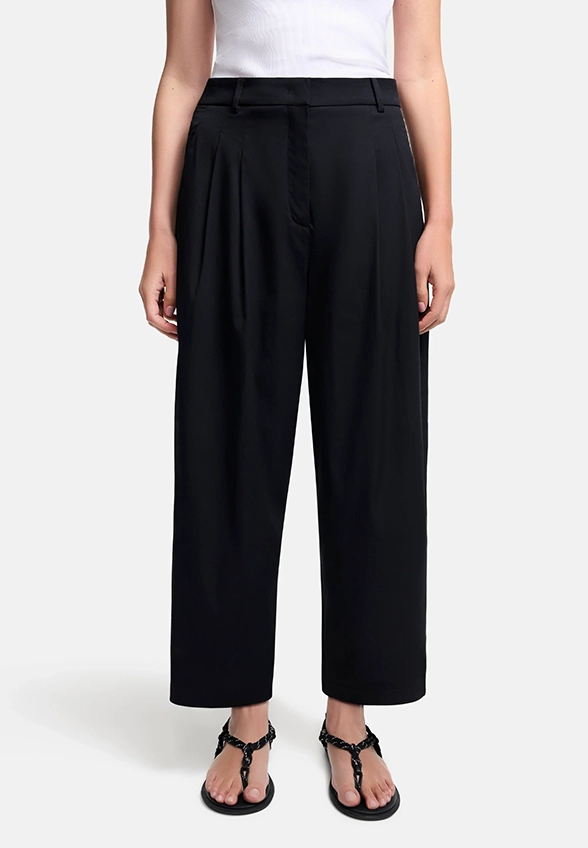 SPODNIE EMILIE WIDE-FIT CZARNE