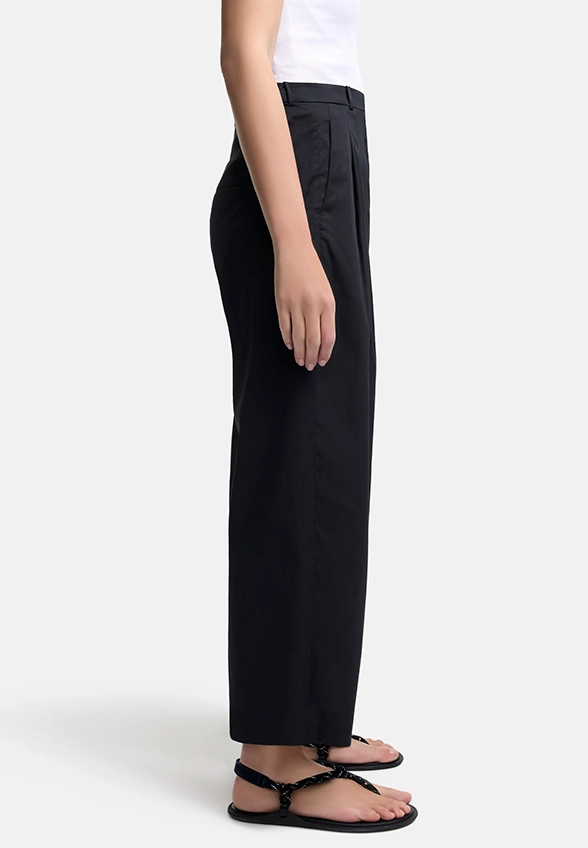 SPODNIE EMILIE WIDE-FIT CZARNE