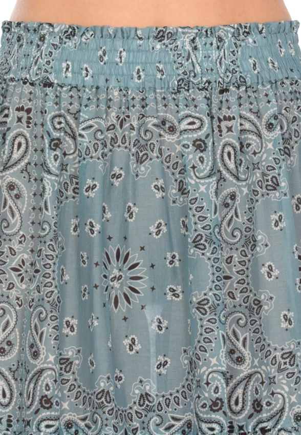 SPÓDNICA CHEYENNE SILK VOILEBANDANNA NIEBIESKA