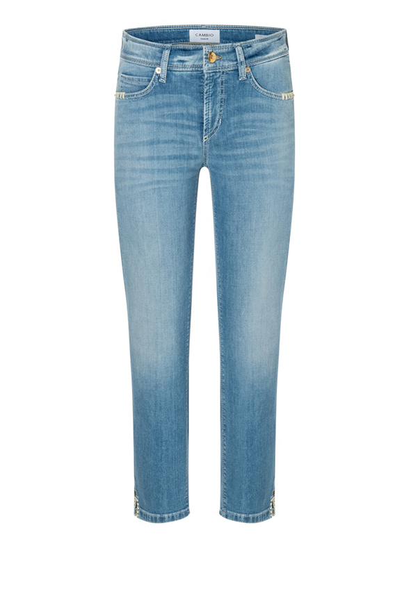 SPODNIE JEANSOWE PIPER SHORT NIEBIESKIE