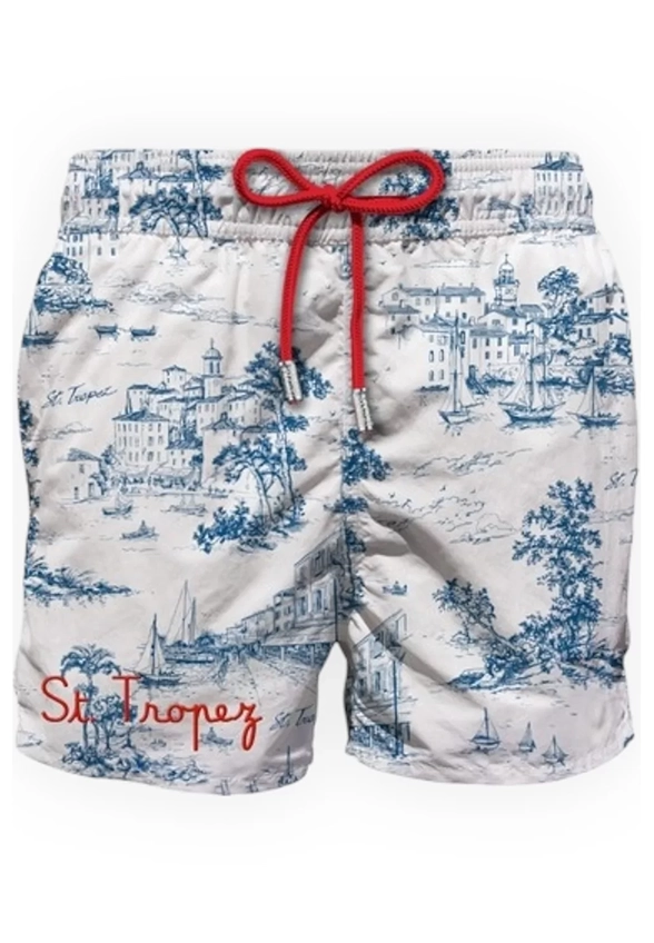 SZORTY KĄPIELOWE GUSTAVIA ST TROPEZ NIEBIESKIE