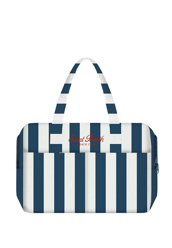 TORBA WEEKEND BAG STRIPES GRANATOWA