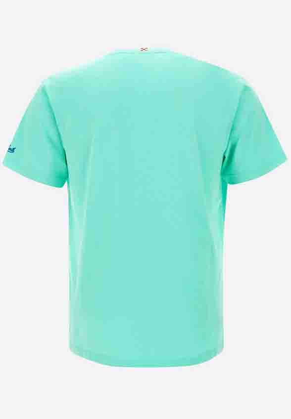T-SHIRT SNOOPY WAVES MIĘTOWA ZIELEŃ