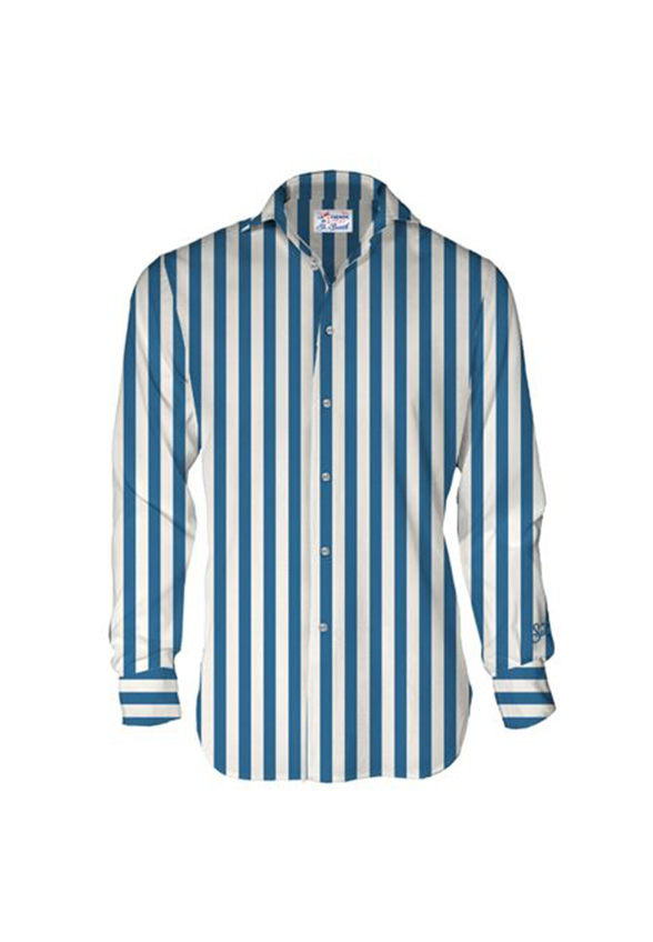 KOSZULA PAMPLONA STRIPES NIEBIESKA