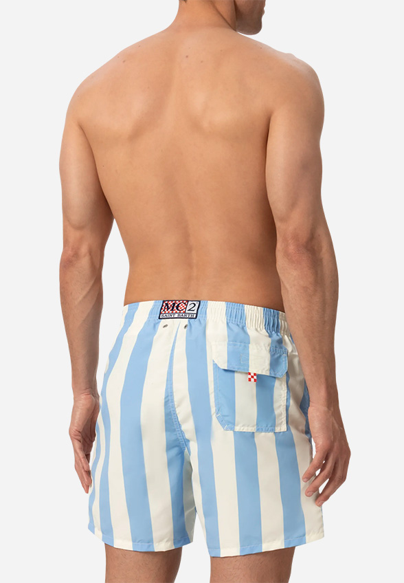 SZORTY KĄPIELOWE GUSTAVIA SB BEACH STRIPES NIEBIESKIE