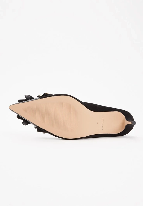 SZPILKI BELGRAVIA STUD BOW CZARNE