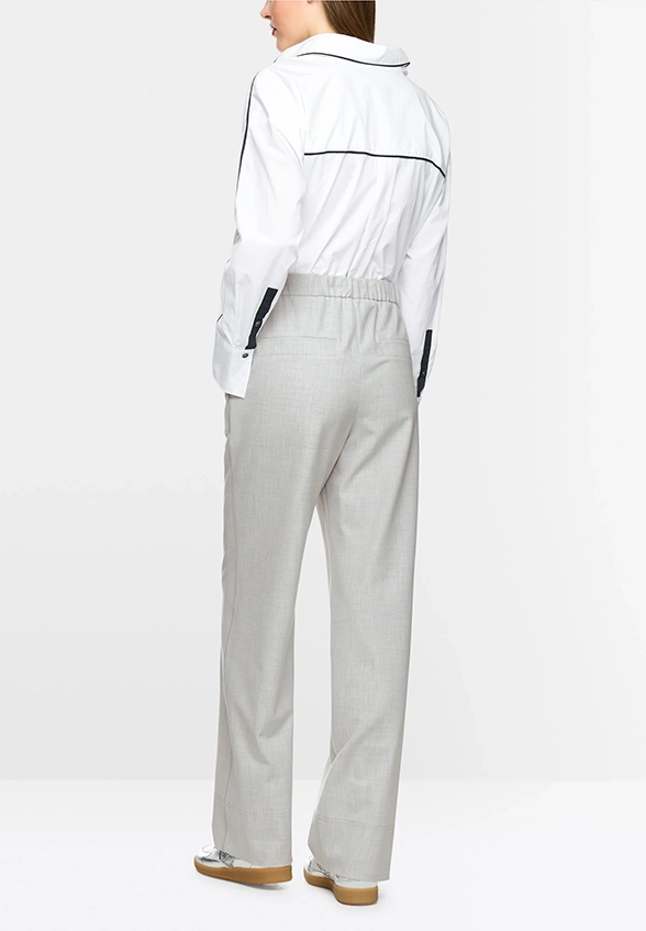 SPODNIE WASHINGTON WIDE-FIT REGULAR SZARE