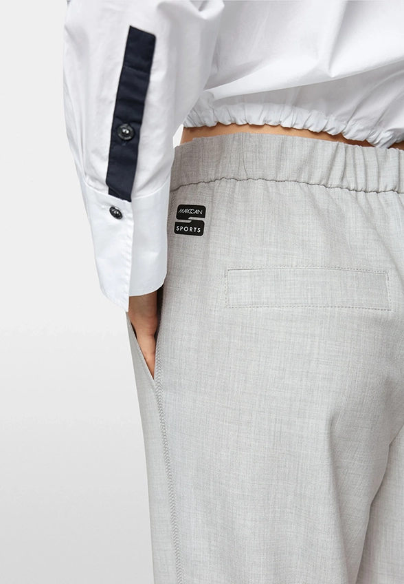 SPODNIE WASHINGTON WIDE-FIT REGULAR SZARE
