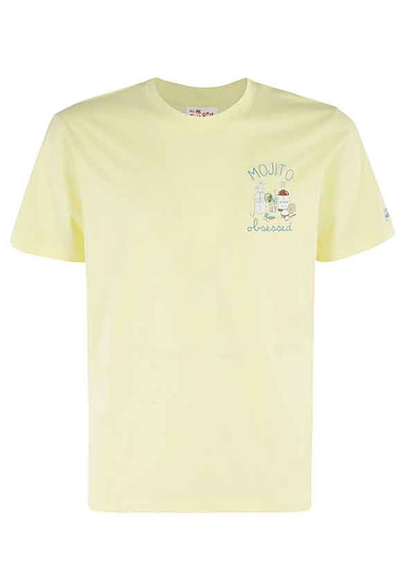 T-SHIRT COCKTAIL MOJITO JASNO-ŻÓŁTY