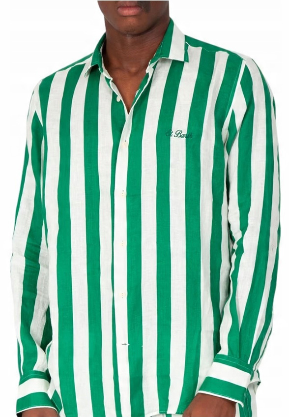 KOSZULA PAMPLONA STRIPES ZIELONA
