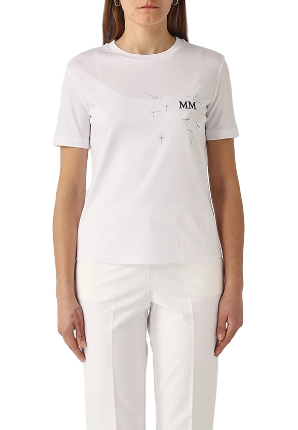 T-SHIRT OPUNZIA BAWEŁNIANY BIAŁY