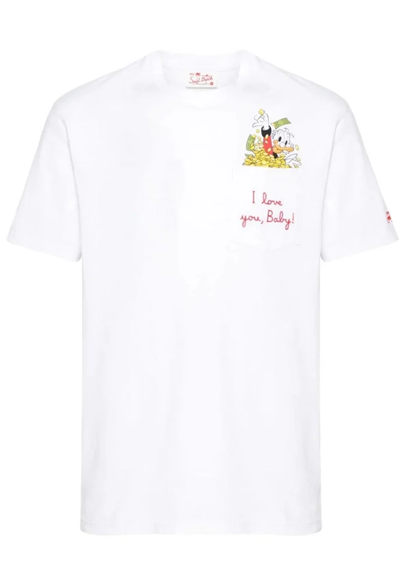 T-SHIRT AUSTIN PAPERONE DOLLAR BIAŁY