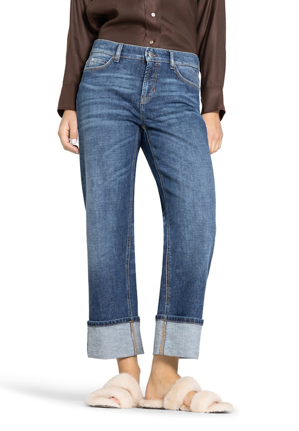 SPODNIE JEANSOWE KERRY STRAIGHT-FIT NIEBIESKIE