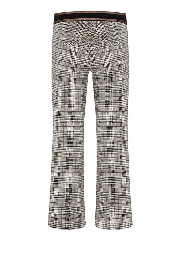 SPODNIE FRANCOISE CROPPED SZARE