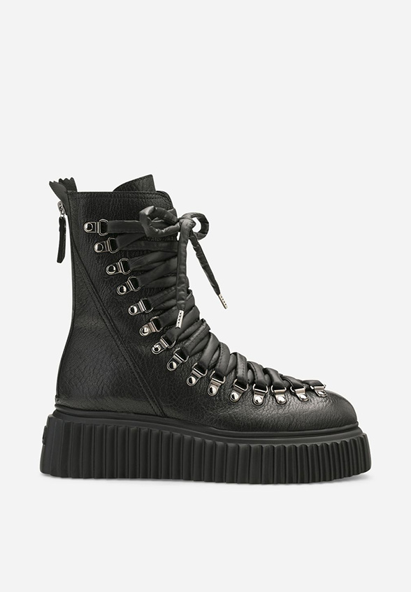 BUTY DROMO Z KOZIEJ SKÓRY CZARNE