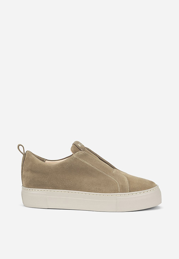 SNEAKERSY CLEMENTINA SLIP-ON JASNO BRĄZOWE
