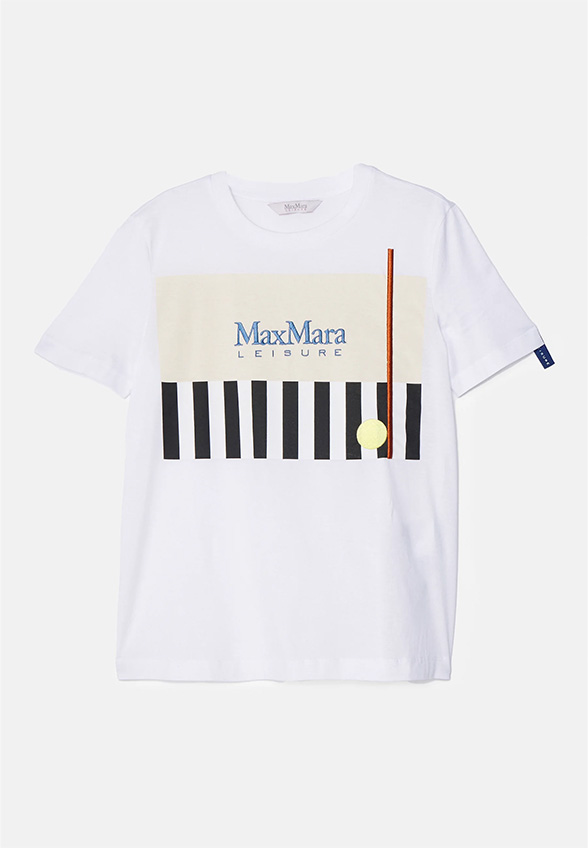 T-SHIRT OBLIQUA BIAŁY